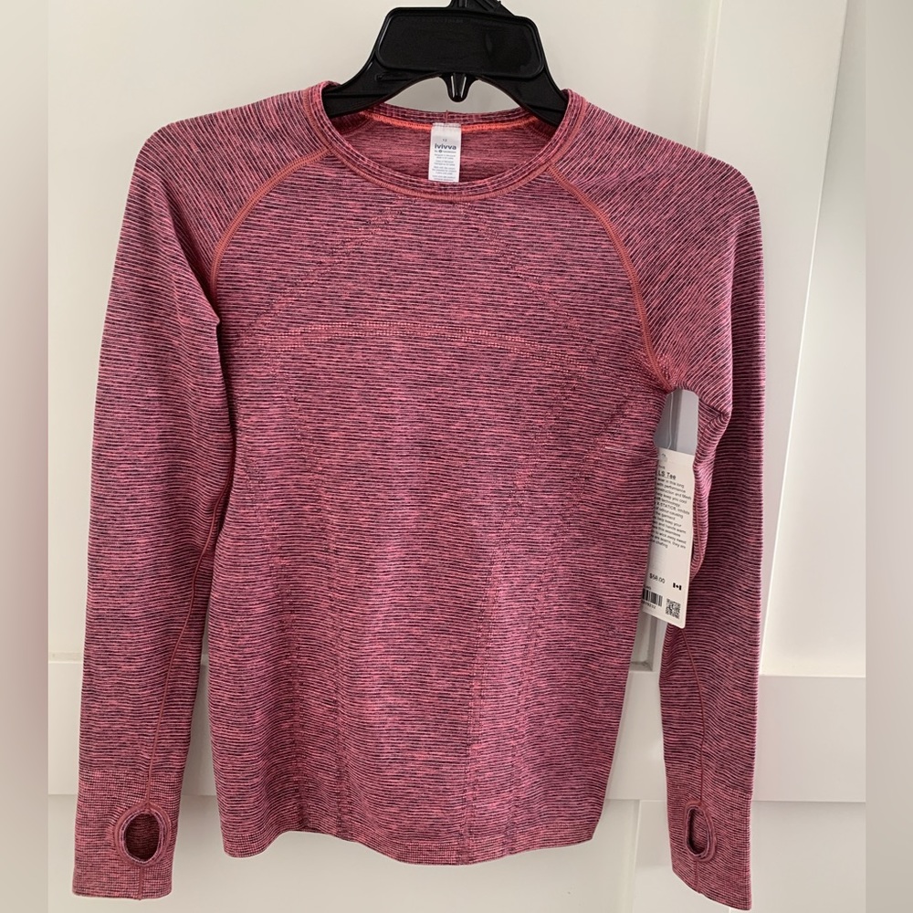Lululemon Ivivva girl fly tech Long sleeve top size 12